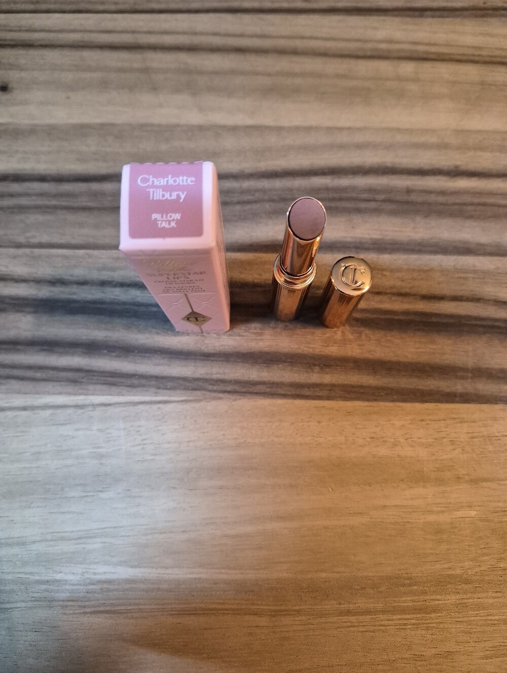 Charlotte Tilbury Superstar Lips Glossy Star Lit Lips: Pillow Talk, .06oz, NIB - Picture 8 of 10